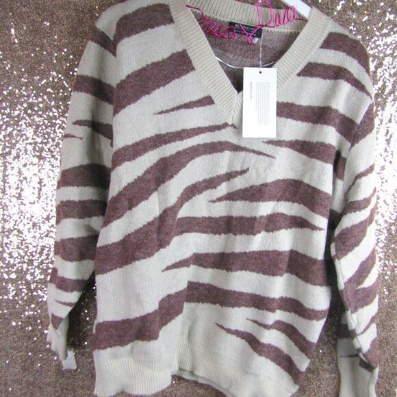 NWT BloomChic animal print sweater 14/XL - Picture 4 of 10